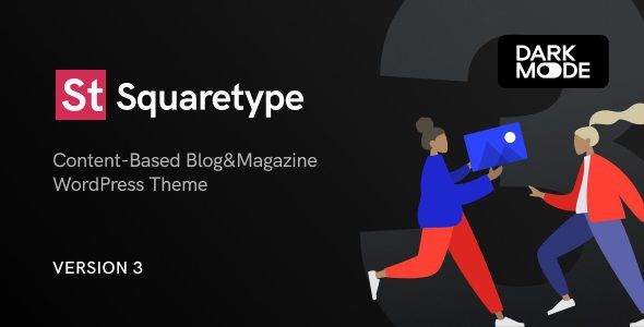 Review Squaretype – Modern Blog WordPress Theme