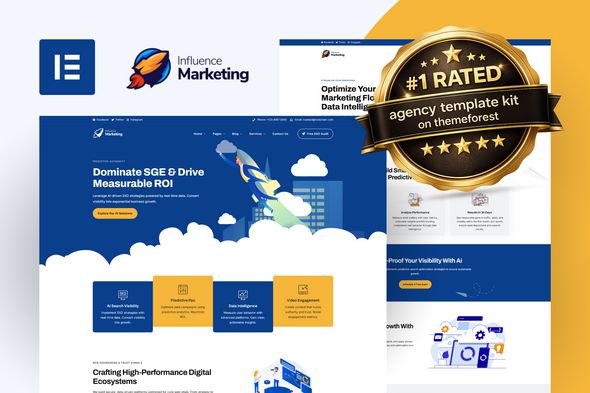 Influence Marketing – SEO & Digital Agency Template Kit