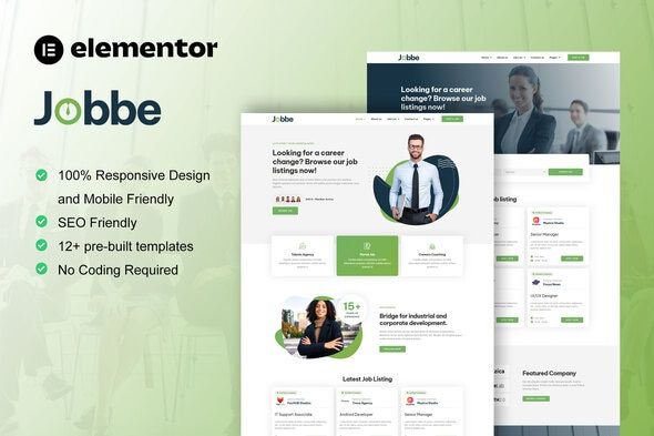 Jobbe – Job Listing & Recruitment Agency Template Kit