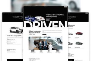 Carlist - Car Rental Elementor Template Kit