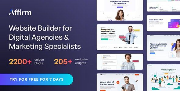 Affirm - Marketing & Digital Agency WordPress Theme 1 Affirm Theme