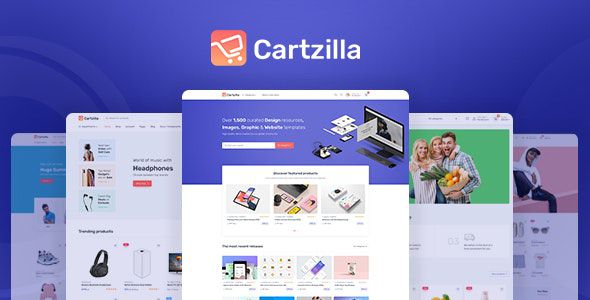 Cartzilla - Digital Marketplace WordPress Theme 1 Cartzilla Theme