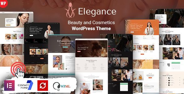 Elegence - Beauty Cosmetics WordPress Theme 1 Elegence