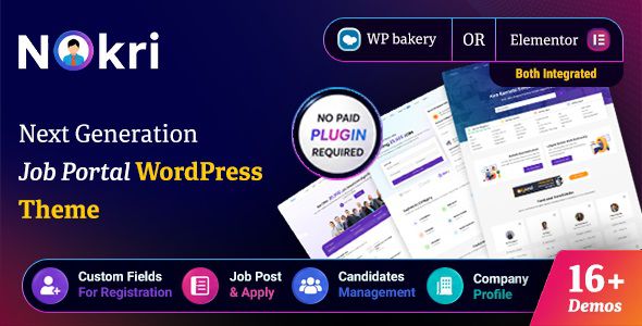 Nokri - Job Board WordPress Theme 1 Nokri